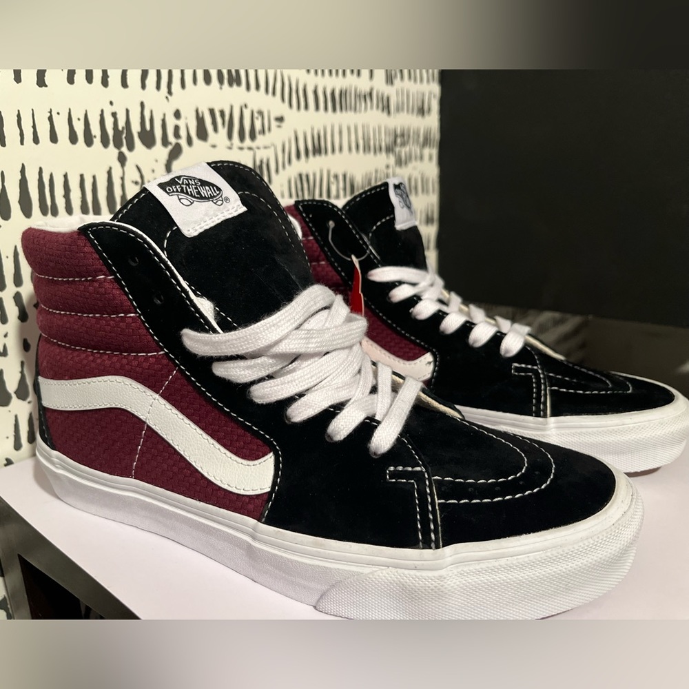 High top Vans shoes. Men’s size 7.5/ women’s size 9. Brand new